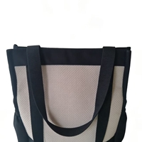 Tas Kain Pola Geometris Buatan Tangan Uganda NAWOU Gaya Boho Tas Kanvas Wanita