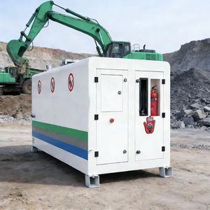 Stazione <span class=keywords><strong>di</strong></span> Rifornimento Carburante Compatta su Skid, Alimentata a Energia Solare, con Serbatoio Verticale per Stoccaggio Petrolio - Product Image 4