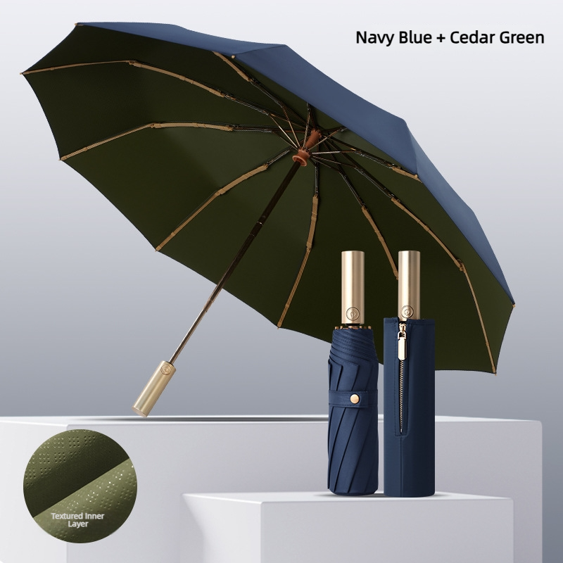 Navy Blue + Cedar Green