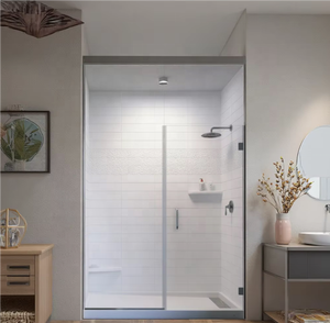 Carreaux de douche modernes en marbre cultivé imperméables avec motif confetti intégré et design graphique pour murs de salle de bain - Product Image 1