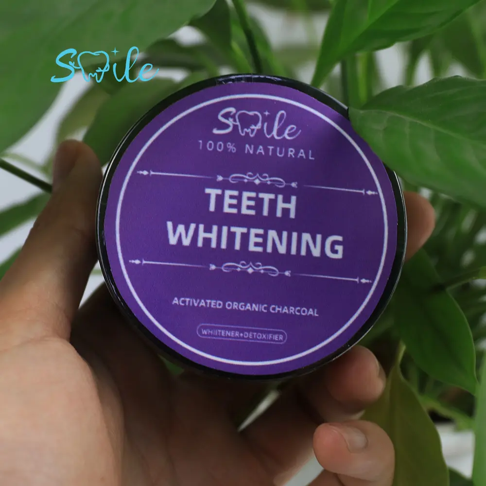 Benutzer definiertes Logo 30g Charcoal Teeth White ning Powder Dental Charcoal Aktivkohle