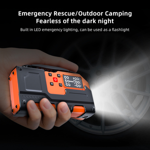 Mới Đến Lốp <span class=keywords><strong>Inflator</strong></span> Di Động Máy Nén Khí Với Nhảy Khởi Động Đa Mục Đích 12V Kỹ Thuật Số Lốp <span class=keywords><strong>Inflator</strong></span> Cho Xe Đạp Xe Bóng - Product Image 3