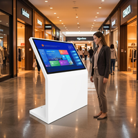 Kiosco Interactivo Todo en Uno con Pantalla Táctil en Forma de L, Pantalla Electrónica Interactiva para Presentaciones Corporativas, Pantallas Táctiles con Indicación de Dirección