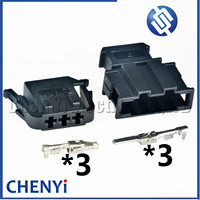 Connecteur automobile 3 broches pour faisceau de feux arrière 191972703 1-929589-1 191972713 1-929597-1