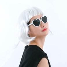 Wenware Party-Se adapta a gafas de sol blancas de un solo pelo para fiestas - Product Image 1