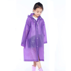 Imperméables longs légers et réutilisables en PEVA pour filles - Product Image 4