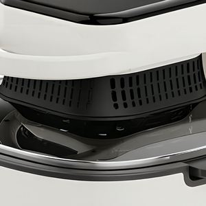 Friteuse à air numérique 5L, chauffage par tube à ondes lumineuses en fibre de carbone, 80-200 ° C, Fenêtre panoramique à vue supérieure, Contrôle précis de la température - Product Image 3