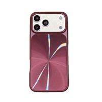 Coque de téléphone de luxe scintillante effet aurore brillante pour iPhone 18 17 15 16 Pro Max 14 12 11 13 Pro avec protection intégrale de l'objectif en verre