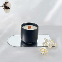 Bougie parfumée originale en pot de céramique pour anniversaire |   Bougie esthétique personnalisée à étiquette privée pour la décoration créative de la maison