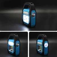 Lampe torche à main multifonctionnelle COB LED Solar linterna Lampe de poche d'urgence LED Lampe de camping solaire rechargeable
