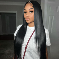 CLJhair – Lots de Cheveux Humains Brésiliens Vierges Remy Lisses, Tissage Double Trame Façonné à la Machine, Vente en Gros Usine, Couleur Naturelle Douce