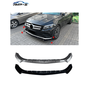 AMP-Z C253 séparateur de pare-chocs avant séparateur de becquet avant pour <span class=keywords><strong>Mercedes</strong></span> Benz <span class=keywords><strong>GLC</strong></span> classe X253 C253 pré-lifting 2016-19 <span class=keywords><strong>AMG</strong></span> ligne - Product Image 1