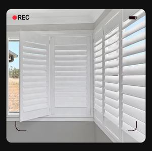 Volets en bois et en PVC - Stores de <span class=keywords><strong>fenêtre</strong></span> sur mesure sans tige de commande frontale et installation facile en DIY pour l'intérieur - Product Image 3