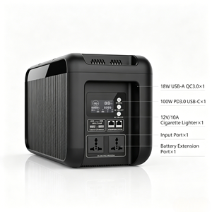 Batterie portable extensible LiFePO4 2048Wh avec contrôleur MPPT et onduleur à onde sinusoïdale pure pour <span class=keywords><strong>AC200Max</strong></span> et AC300 SUPSRSAFE - Product Image 2