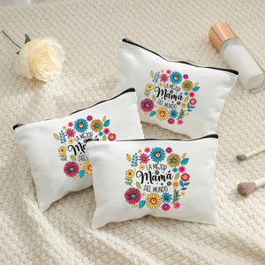 La Mejor Mamá del Mundo, Bolsa <span class=keywords><strong>de</strong></span> Maquillaje Personalizada con Diseño Español, Bolsa <span class=keywords><strong>de</strong></span> Viaje para Artículos <span class=keywords><strong>de</strong></span> Aseo, Bolsa <span class=keywords><strong>de</strong></span> Cosméticos - Product Image 5