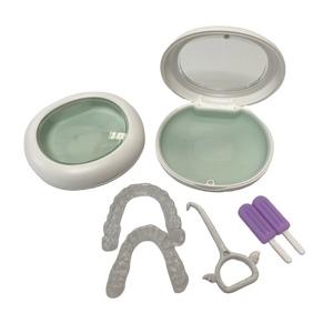 Boîte De Rangement Pour Appareil Dentaire - Étanche Et Pratique Pour Prothèses, Dentiers Ou Rétenteurs | Noir