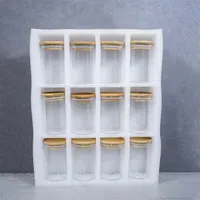 Conjunto de armazenamento de alimentos, conjunto de vidro borosilicato com 12 peças de cozinha