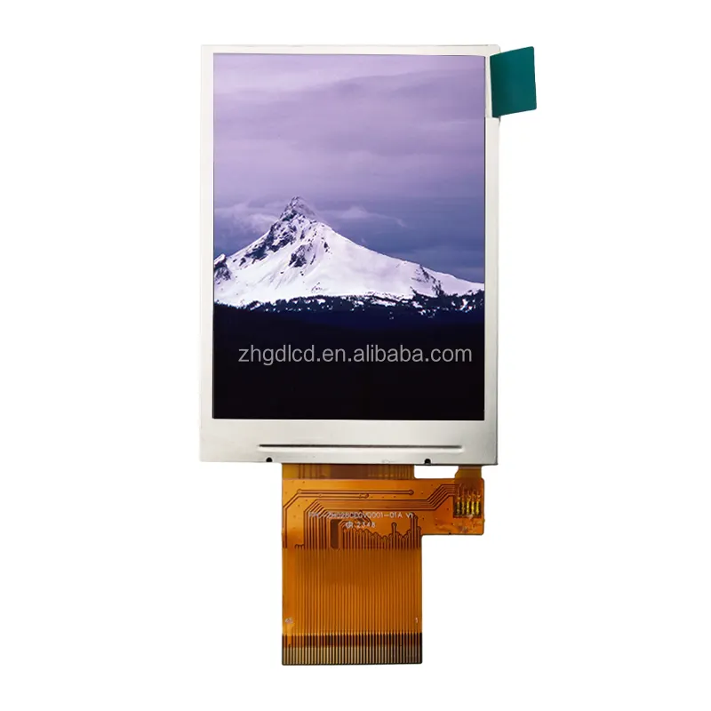 Pantalla TFT de 2,8 pulgadas de fábrica, Panel de pantalla LCD de 240x320 píxeles, módulo TFT LCD de 2,8 pulgadas y 40 Pines, panel táctil opcional