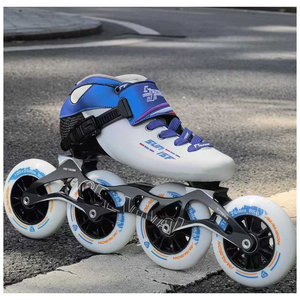 OEM Professional 3-4 Wheel <strong>Carbon</strong> Fiber Inline Speed Skate Shoes Outdoor Racing Boots for Adults Children ABEC-9 <strong>Bearing</strong> - Product Image 1