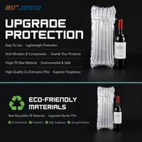Sac de protection gonflable en HDPE de haute qualité, protège-bords, sac à colonnes d'air pour verre à vin et bouteille