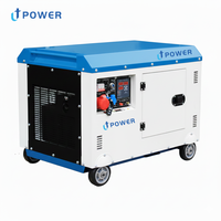 5KW Dreiphasiger 50/60Hz Geräuscharmer Dieselgenerator mit 220V/380V Alternator Tragbar für den Heimgebrauch mit Schalldämpfer Elektrostart ATS