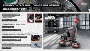 Пульт дистанционного управления 32-дюймовая Автоматическая эпоксидная покраска для удаления полировки бетона шлифовальная машина для пола - Product Image 5