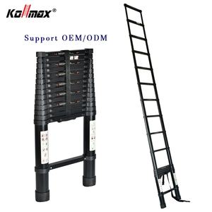 Échelle télescopique professionnelle en aluminium robuste, compacte, pour toiture, avec échasses télescopiques - Product Image 1