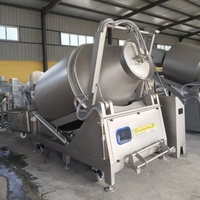 Máquina de vacío de alta capacidad de 650L-3700L para voltear carne, marinador hidráulico para carne de res, pollo y filetes, volteador de carne de aves.