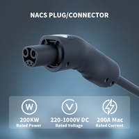 ELECTWAY Nouveau câble de charge rapide NACS pour véhicules électriques et connecteurs pour les modèles 3 Y X S