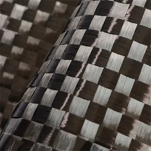 Tessuto in fibra di carbonio tinta unita di alta qualità/maglia in fibra di carbonio/tessuto in fibra di carbonio