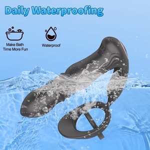 SacKnove - Juguete Telescópico con Control Remoto Inalámbrico, Anillo Anal Masculino, <span class=keywords><strong>Estimulador</strong></span> de Pulsaciones, Vibrador de Próstata - Product Image 3