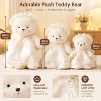 OEM Maßgefertigter Hochzeits-Pärchen-Teddybär Plüschtier Braut und Bräutigam Stofftier für Hochzeitsgeschenk und Dekoration