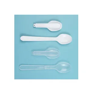 Hot-Product Biodegradable And Recyclable Ice Cream Spoon Disposable Plastic Mini Folding Spoon