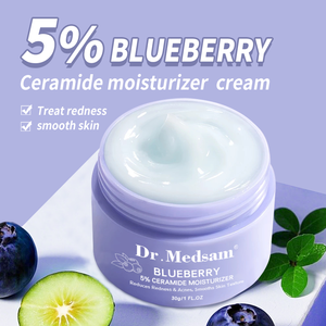 Loción de etiqueta privada, crema facial blanqueadora para el cuidado de la piel, crema hidratante radiante de arándanos universitarios, barrera para la piel, crema Straffung - Product Image 2