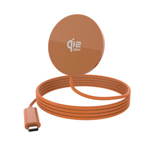 Producto Popular 2026, <span class=keywords><strong>Cargador</strong></span> Inalámbrico Magnético de 25W, Certificado CE FCC RoHS, Suministro al por Mayor con Cable de Carga, Fabricante <span class=keywords><strong>Original</strong></span> - Product Image 3