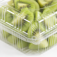 Groothandel 1000g PET Fruit Clamshell Verpakking 33g 36g 40g Opties Voedselcontainer 400st/CTN
