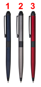 Bolígrafo Metálico de 1.0 mm con Punta Táctil, Color Negro Mate, Personalizable con Logotipo, Ideal para Regalos Publicitarios - Product Image 6