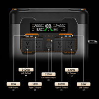 Station portable de grande capacité 5000W, charge solaire rapide MPPT 1200W, batterie LiFePO4, générateur solaire, panneau solaire 800W, voiture