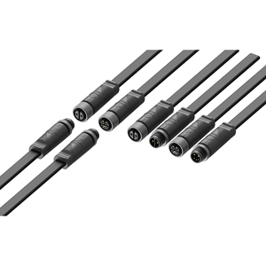 M12 IP68 PA66 konektor tahan air dengan soket kabel karet kustom pencahayaan luar ruangan kategori produk - Product Image 6