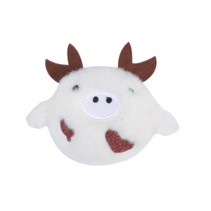 Jouet à mâcher en peluche en forme de vache mignon, très populaire, pour animaux de compagnie, interactif et amusant, pour le nettoyage des dents, fournitures pour animaux, jouets pour chats en gros - Product Image 4