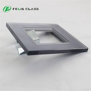 Plaque murale modulaire en laiton pour interrupteur en verre, avec éclairage LED décoratif horizontal européen et prise électrique - Product Image 3