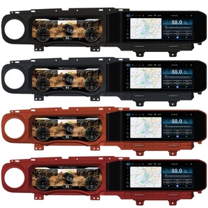 NaviHua - Sistema de Navegación GPS Android de Doble Pantalla para Automóvil, Velocímetro, Panel Digital, Sistema Linux para Jeep Wrangler JL 2018-2022 - Product Image 1