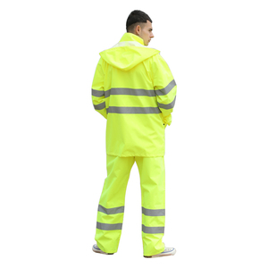 Impermeabile da ciclismo impermeabile ad alta riflessione, giacca, giacca, cappotto antipioggia, protezione antipioggia, per motociclisti - Product Image 4