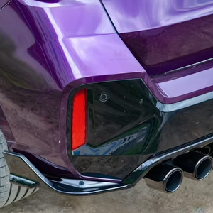 Diffusore Posteriore Nero Lucido Stile VTEN con Luce LED e Tubo di Scarico per <span class=keywords><strong>BMW</strong></span> X1 <span class=keywords><strong>U11</strong></span> 2024+ Splitter Paraurti Posteriore Ricambi Auto - Product Image 6