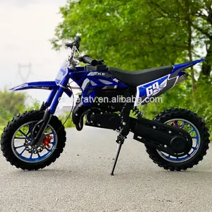 Ucuz elektrikli Start 50cc arazi motosikleti 49cc Motocross Dirt Bike satılık