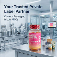 Gummies Probiotiques Personnalisées en Usine ODM pour le Bien-être Intime et le Soutien de l'Équilibre du pH des Femmes, Marque Privée, Vente en Gros OEM
