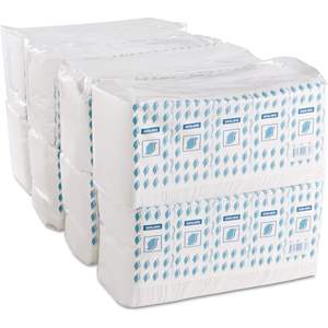 Servilletas de Cóctel GEN, Papel Airlaid de 1 Capa, Absorbentes e Impresas, 9w X 9d, Blancas, 500 por Paquete, 8 Paquetes por Caja - Product Image 2