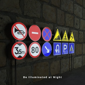 Segnali Stradali Luminosi Personalizzati, Simboli Riflettenti in Alluminio per Attraversamenti Pedonali - Product Image 4