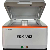 Spectromètre XRF EDX-V62 de laboratoire Aurispec avec pompe à vide externe, spectromètre à rayons X 0-50eV, largeur de bande spectrale 4096 MCA rapide