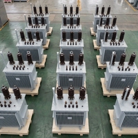 Transformateur de puissance triphasé immergé dans l'huile S13 M 6kV 10kV 11kV 400V ONAN entièrement étanche à faible perte avec noyau en acier au silicium pour distribution